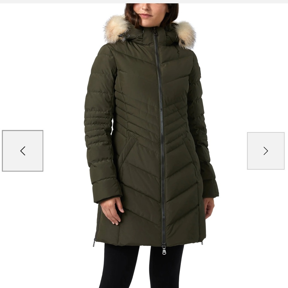NWT Pajar Queens FF Military/Crystal Jacket Size M